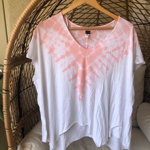 We the Free / Free People Tie Dye Beach Shirt